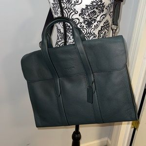 Coach Metropolitan Portfolio Leather Tote